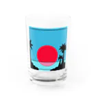 cardboardartzのsunrise Water Glass :front