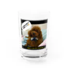 巨大ティーカッププードルの巨大ティーカッププードル Water Glass :front