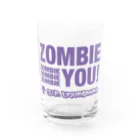 KohsukeのZombie You!（purple print） Water Glass :front