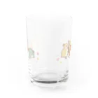 大賀一五の店の3匹のこうさ Water Glass :front