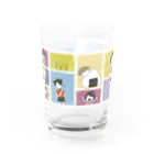 社会人女(はる)のみんな大集合 Water Glass :front