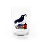 ひのいろ研究室　購買部の烏 Water Glass :front