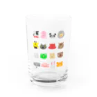 翠色の眼鏡のぼくの好きなどうぶつ Water Glass :front