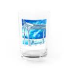 始発ちゃんの星の降る駅 Water Glass :front