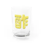 DESTROY MEの酢 Water Glass :front