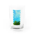 MUGURa-屋の無題　空へ Water Glass :front