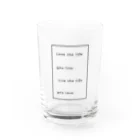 cardboardartzのBob 格言 Water Glass :front