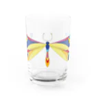 VIETSTAR★１０８のカラフルトンボ Water Glass :front