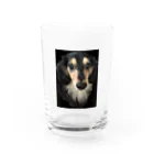 モモシロのビッツ Water Glass :front