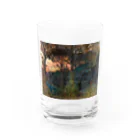 世界の絵画アートグッズのフェルディナント・ナブ 《山岳湖畔の宮殿》 Water Glass :front