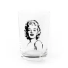 VIETSTAR★１０８のレトログラス　モンロー Water Glass :front