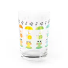 VIETSTAR★１０８のレトログラス　レインボーカエル Water Glass :front