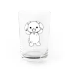 ひらきたのストロングうるふさん Water Glass :front