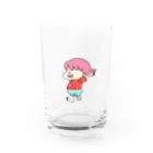 かまねりショップの走る子ちゃん Water Glass :front