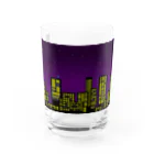 ドット絵アイテムの夜景 Water Glass :front