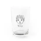 イラストレーター 山口みれいのboy Water Glass :front