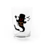 デザインぽのハロウィンゴースト Water Glass :front