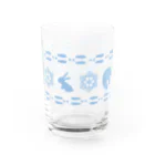 ～十和田湖の案内人～遊部屋十和田の十和田湖冬ウサギカップ Water Glass :front
