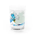 キグルミネコのキグルミネコの波乗り編 Water Glass :front