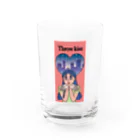 TSUKIKOU SHOP の投げキッスの女の子 Water Glass :front