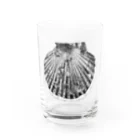 せいだいしおりのリアルホタテ Water Glass :front