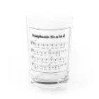 ekoeko ショップのベートーヴェン 第九 グラス Water Glass :front