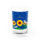 そいそいソイラテの夏サメ(シュモクザメ) Water Glass :front