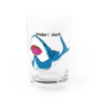 はさまるのonedari shark Water Glass :front