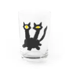 あましぶきの双頭猫 Water Glass :front