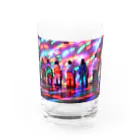 うみ工房・なかにしちさと　のバンドだよ！バックショット Water Glass :front