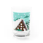 そいそいソイラテの冬サメ(ヨゴレザメ) Water Glass :front