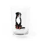 lilyamamのバーニーズマウンテンドッグ　lilyamam Water Glass :front