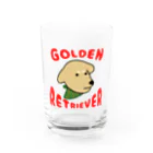 かぬぬのGOLDEN RETRIEVER グラス前面