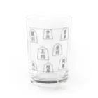 KAWAGOE GRAPHICSの王将とその仲間達 Water Glass :front