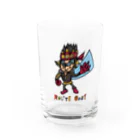 oekaki/ROUTE ONEの地王★天魔くん Water Glass :front