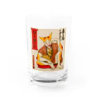 JAMES ITOの来る福こばまず！やさぐれ招き猫 Water Glass :front