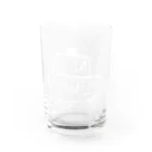 こどもの絵だいすきのしろいパトカー Water Glass :front