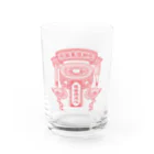 ナタベトミヲのヤムチャ・フラミンゴ Water Glass :front