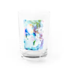 狗島のbule Water Glass :front