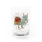 Amiの三毛猫の獅子舞遊び Water Glass :front