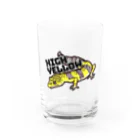 8269-HONEY ROCK-のレオパ(HIGH YELLOW) Water Glass :front