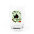 狐飢の狐飢ロゴ Water Glass :front