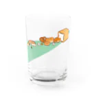 穂の湯のパンの道 Water Glass :front