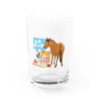 poniponiの島フレンズ(馬ヤギ) Water Glass :front