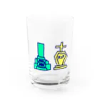 四角くてカリカリの墓 Water Glass :front