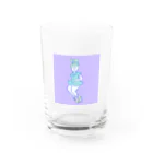 うみ工房・なかにしちさと　の控えめジャンプガール Water Glass :front