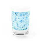 夢かなうLABOの夢かなう青いバラグッズ グラス前面