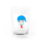 miku（公式）のみく Water Glass :front