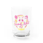 万福遐福商店の猫ちゃんロゴシリーズ Water Glass :front