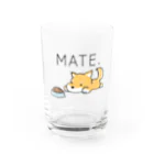 あにらむしょっぷのマテをする柴犬 Water Glass :front